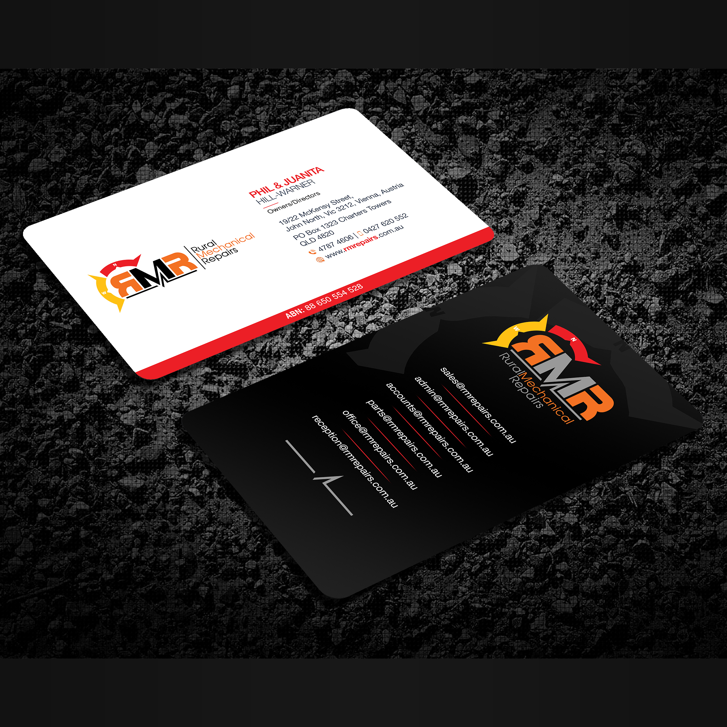 Business Card Design by Designers Hub for Rural Mechanical Repairs | Design #28035083