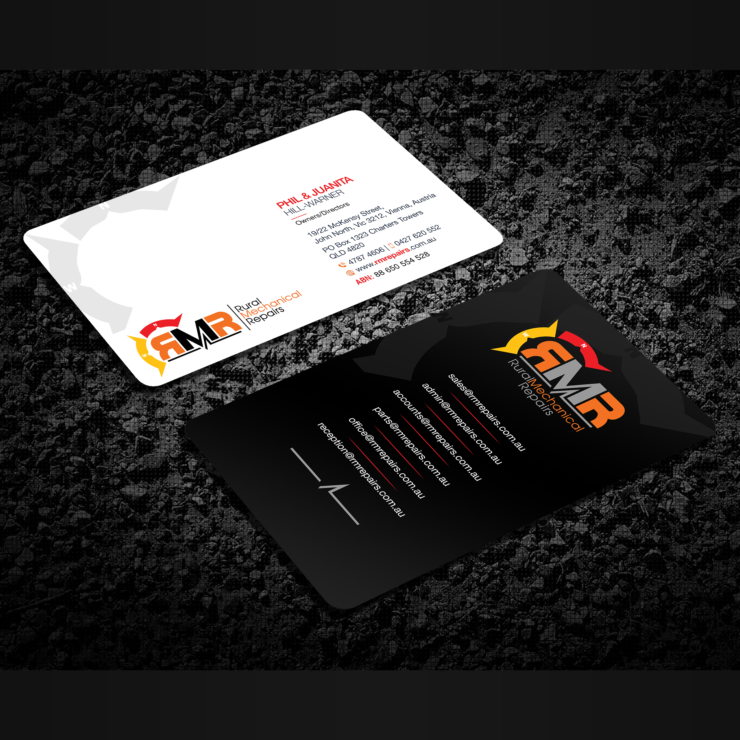 Business Card Design by Designers Hub for Rural Mechanical Repairs | Design #28035095