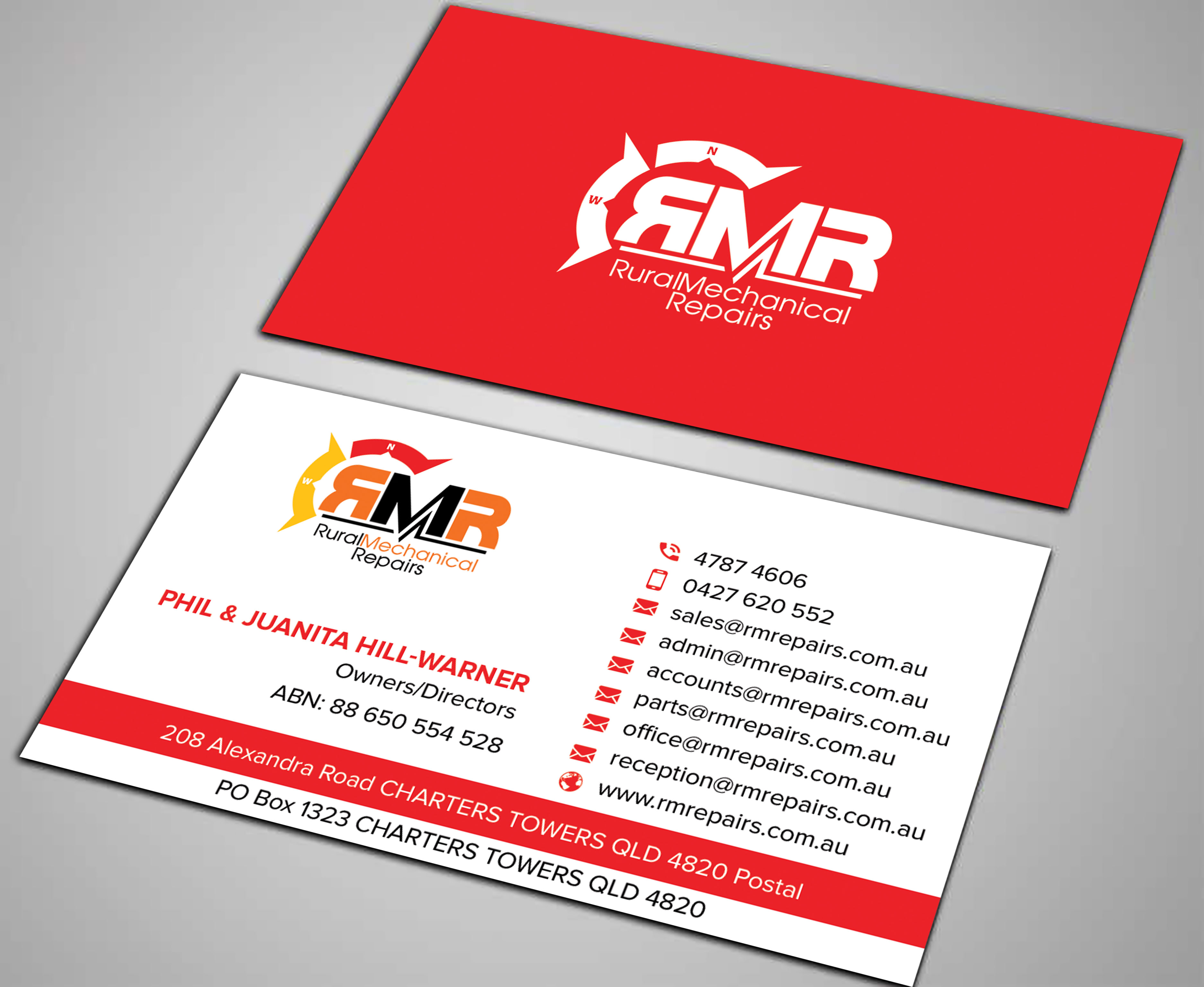 Business Card Design by sadikul islam for Rural Mechanical Repairs | Design #28031380