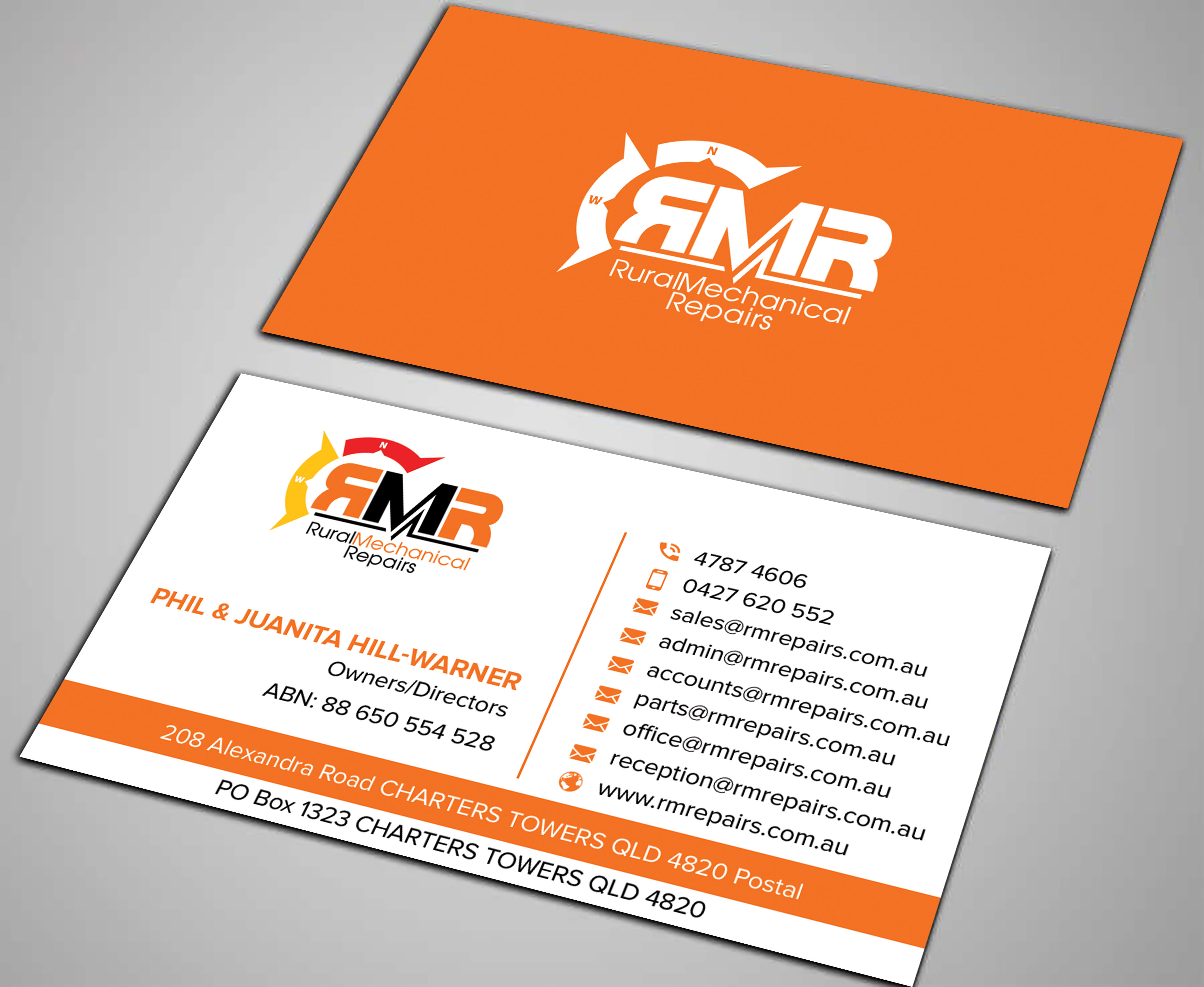 Business Card Design by sadikul islam for Rural Mechanical Repairs | Design #28031384
