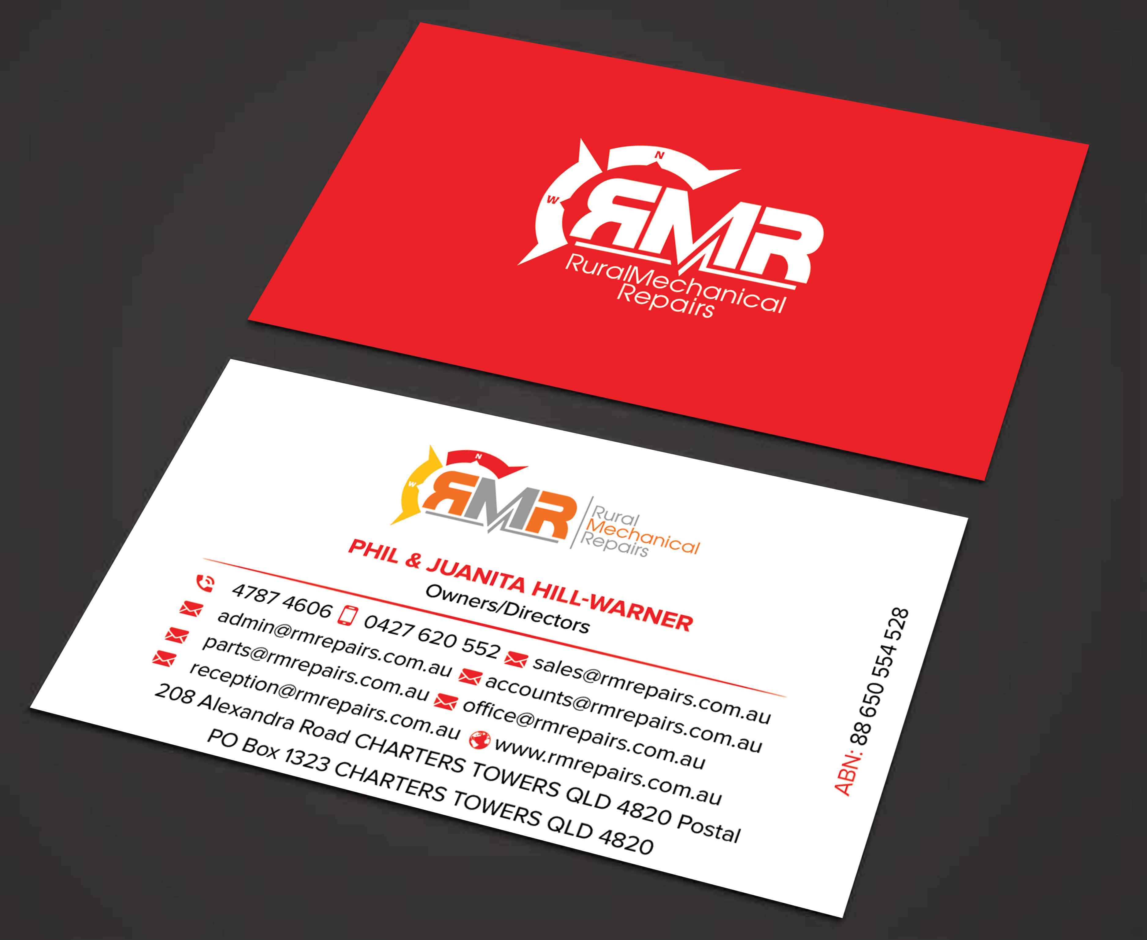 Business Card Design by sadikul islam for Rural Mechanical Repairs | Design #28031429