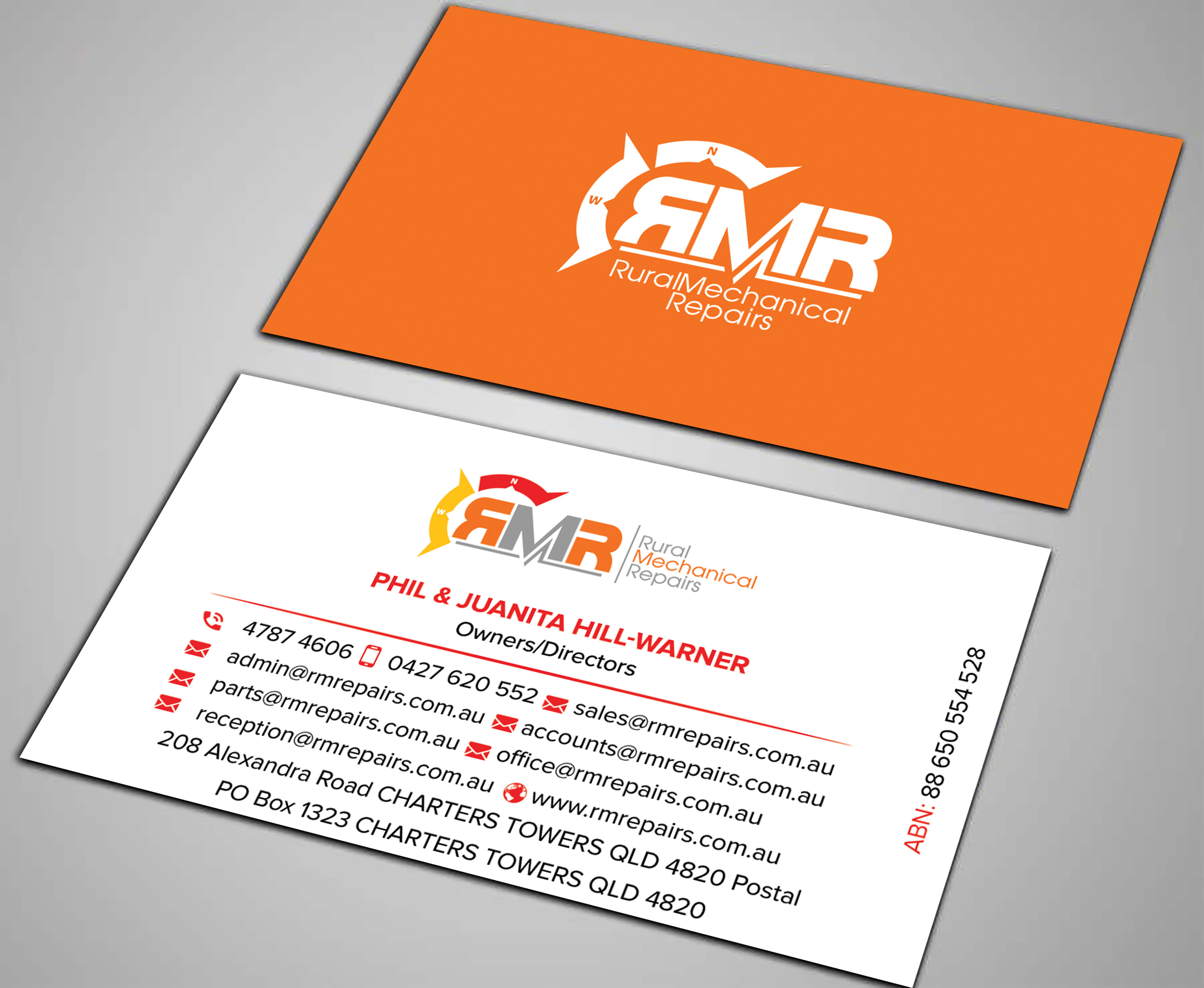 Business Card Design by sadikul islam for Rural Mechanical Repairs | Design #28031430