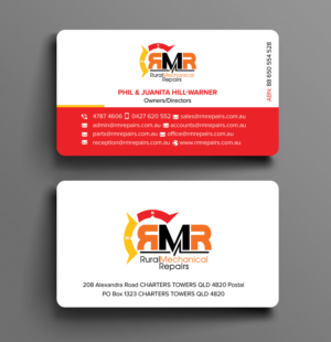 Business Card Design by sadikul islam for Rural Mechanical Repairs | Design: #28031554