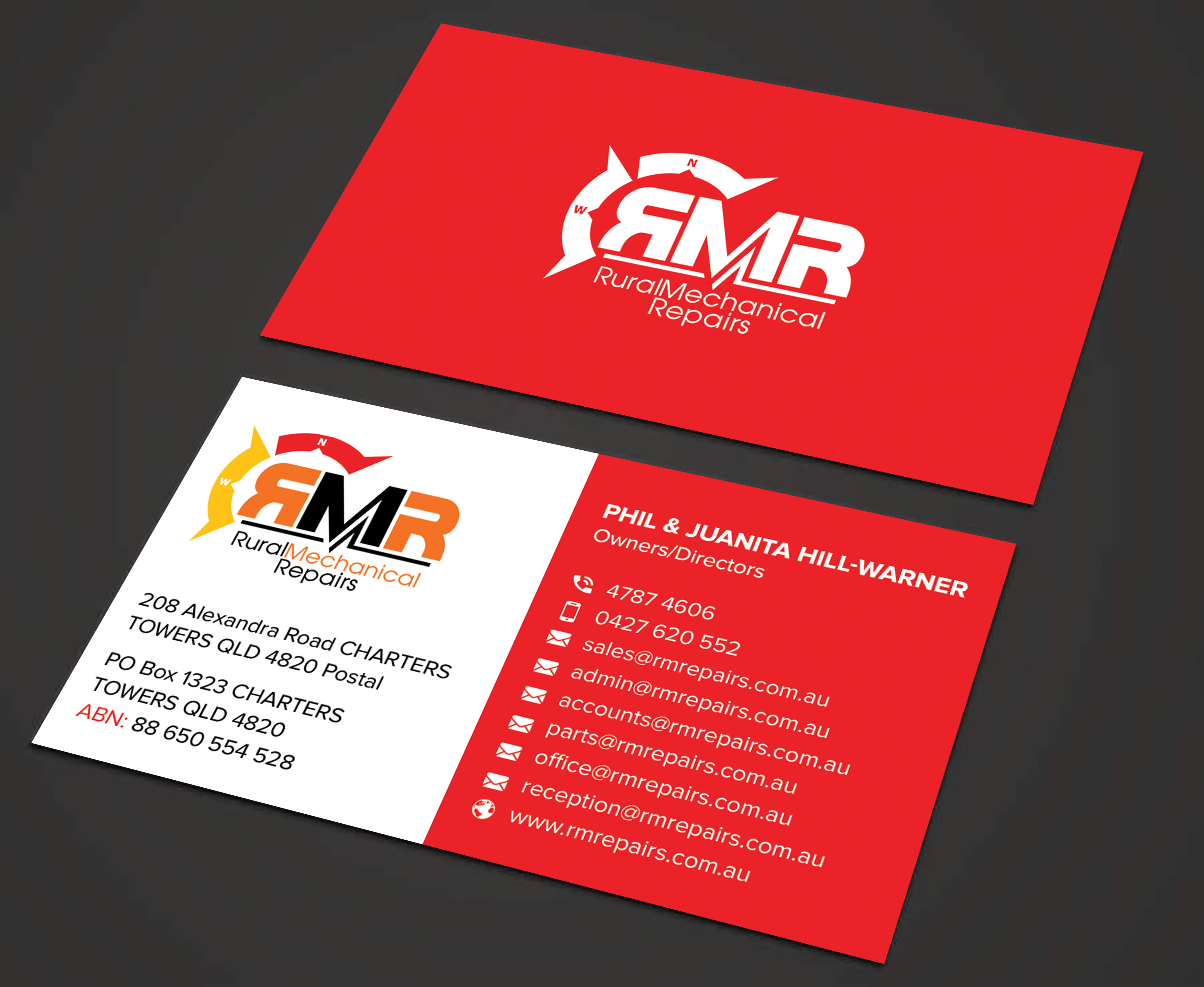 Business Card Design by sadikul islam for Rural Mechanical Repairs | Design #28032040