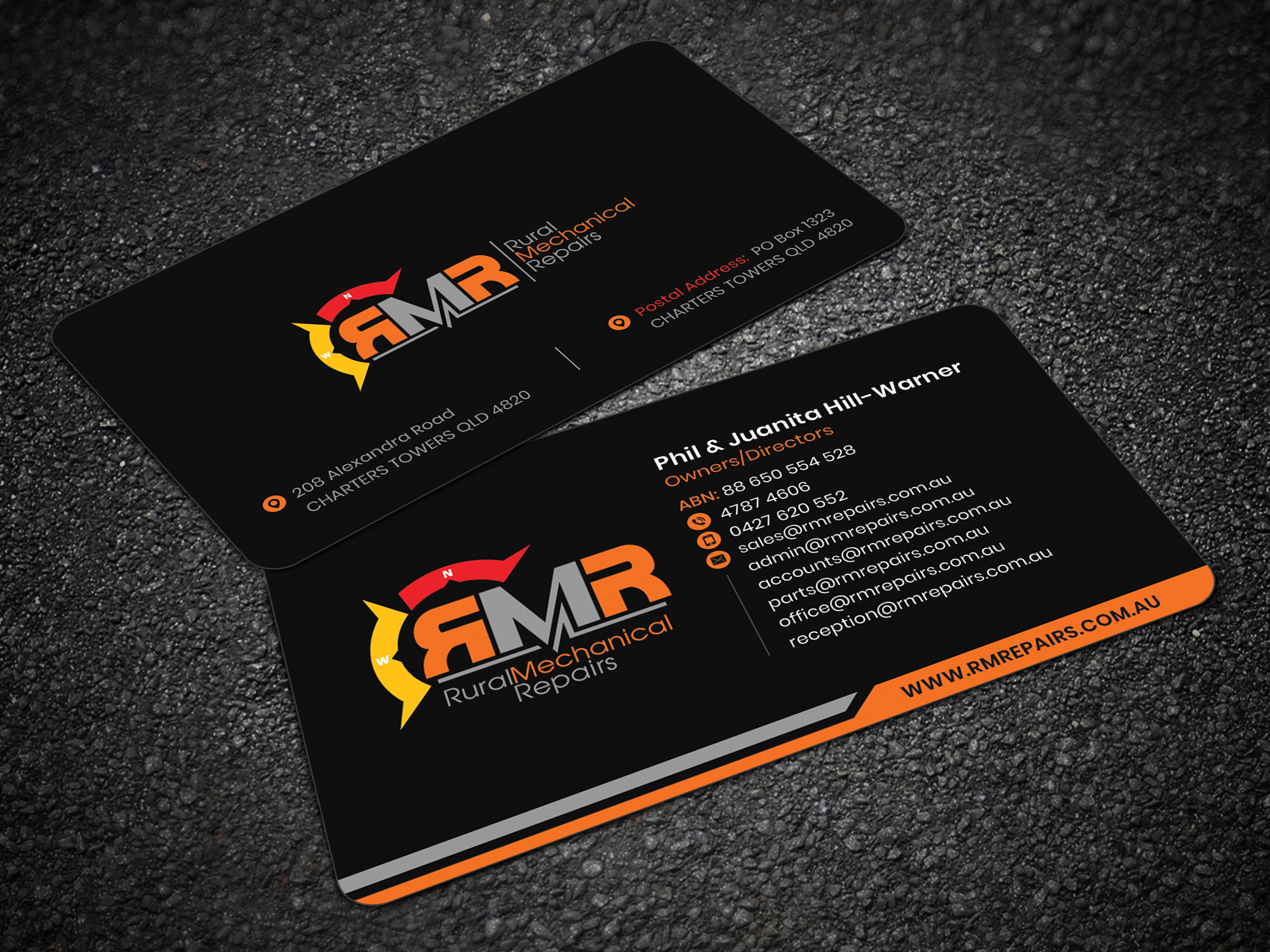 Diseño de Tarjeta de Presentación por Sandaruwan para Rural Mechanical Repairs | Diseño #28027246