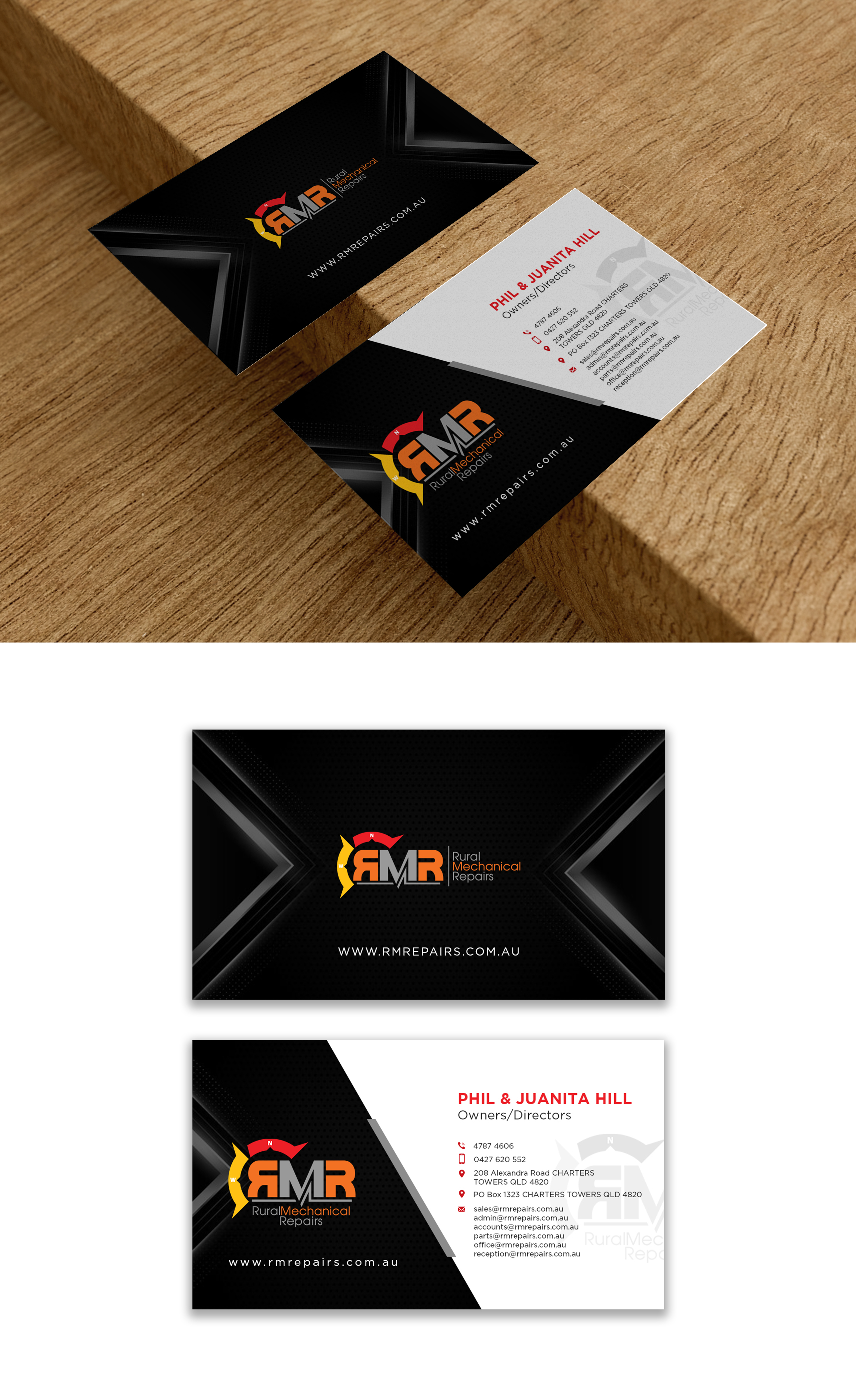 Business Card Design by debdesign for Rural Mechanical Repairs | Design #28044132