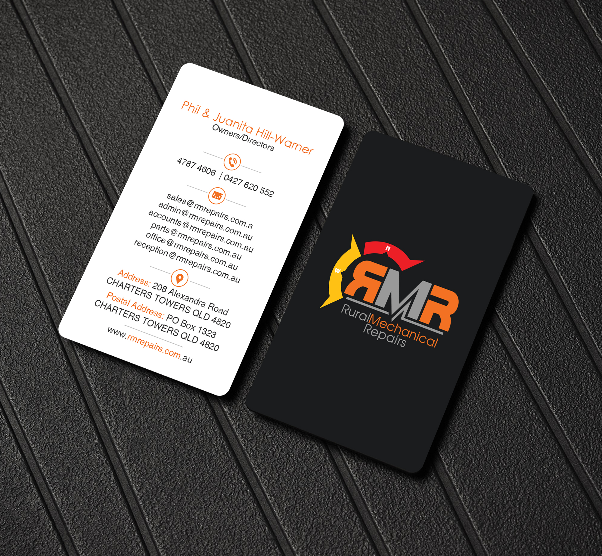 Business Card Design by Creations Box 2015 for Rural Mechanical Repairs | Design #28025353