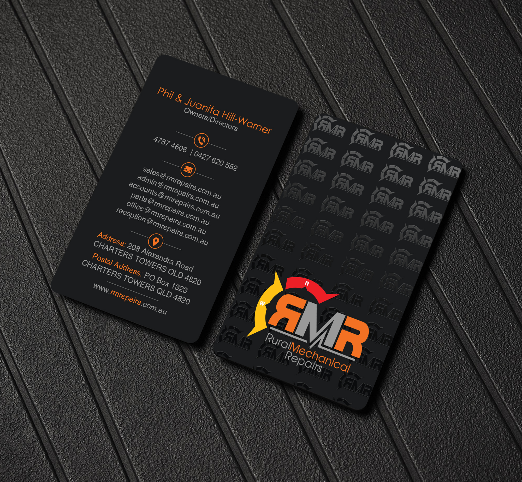 Business Card Design by Creations Box 2015 for Rural Mechanical Repairs | Design #28025354