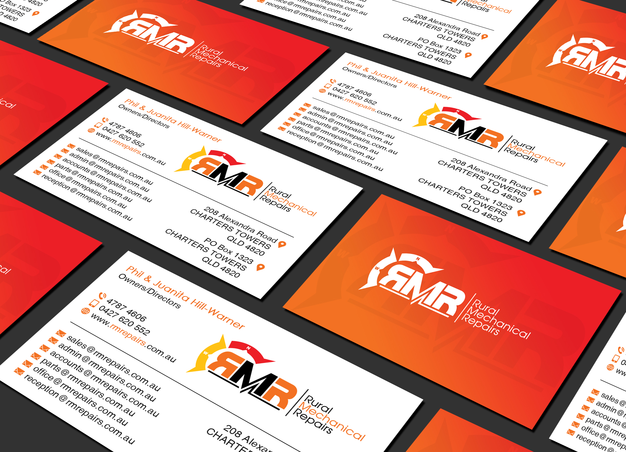 Business Card Design by Creations Box 2015 for Rural Mechanical Repairs | Design #28027234