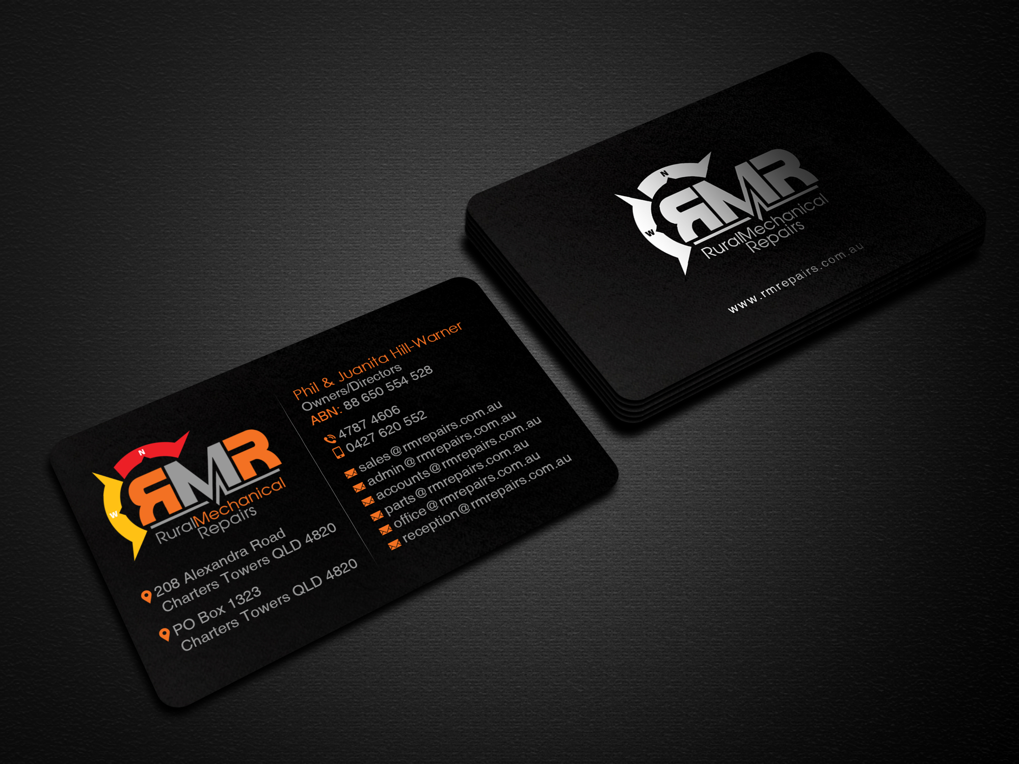 Business Card Design by Creations Box 2015 for Rural Mechanical Repairs | Design #28159687