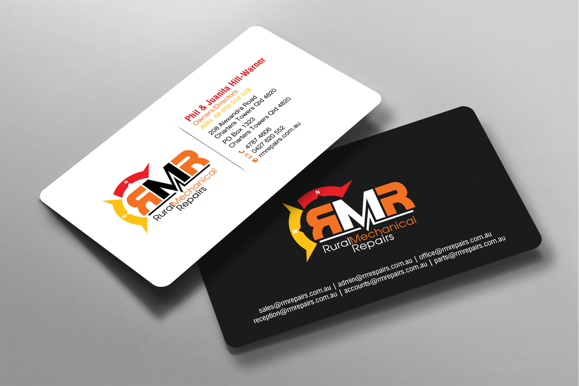 Business Card Design by chandrayaan.creative for Rural Mechanical Repairs | Design #28019059