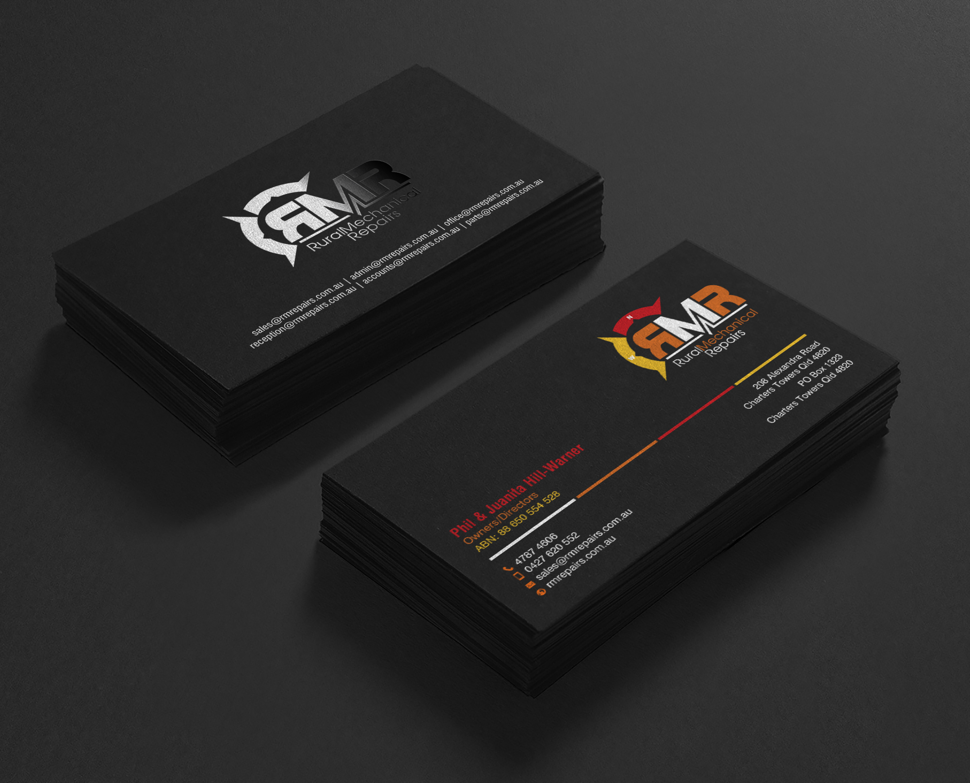 Business Card Design by chandrayaan.creative for Rural Mechanical Repairs | Design #28019060