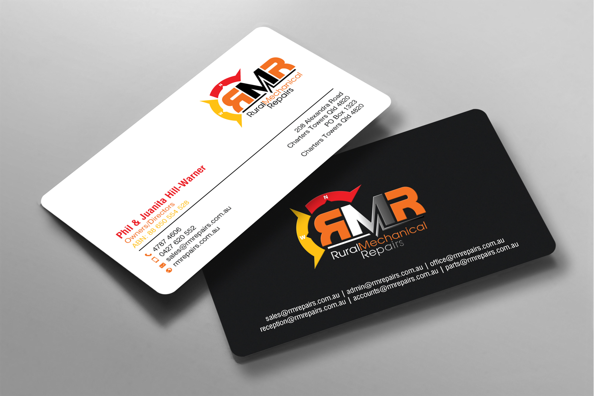 Business Card Design by chandrayaan.creative for Rural Mechanical Repairs | Design #28019061