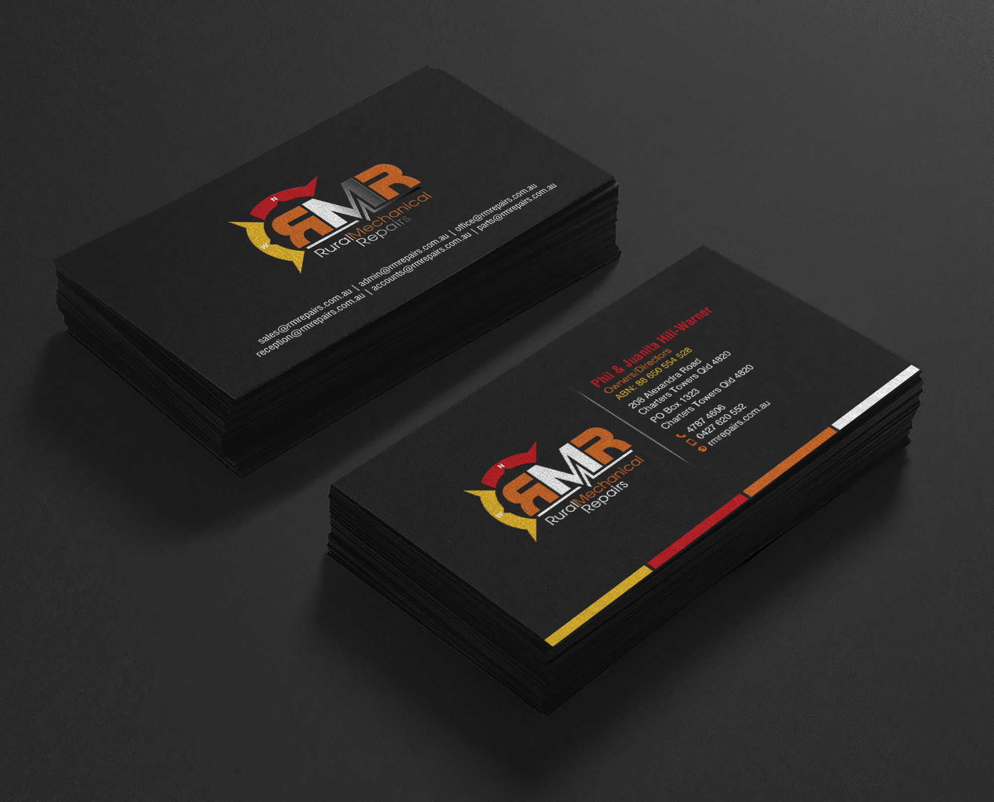 Business Card Design by chandrayaan.creative for Rural Mechanical Repairs | Design #28019062
