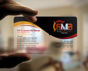 Business Card Design by chandrayaan.creative for Rural Mechanical Repairs | Design: #28019064