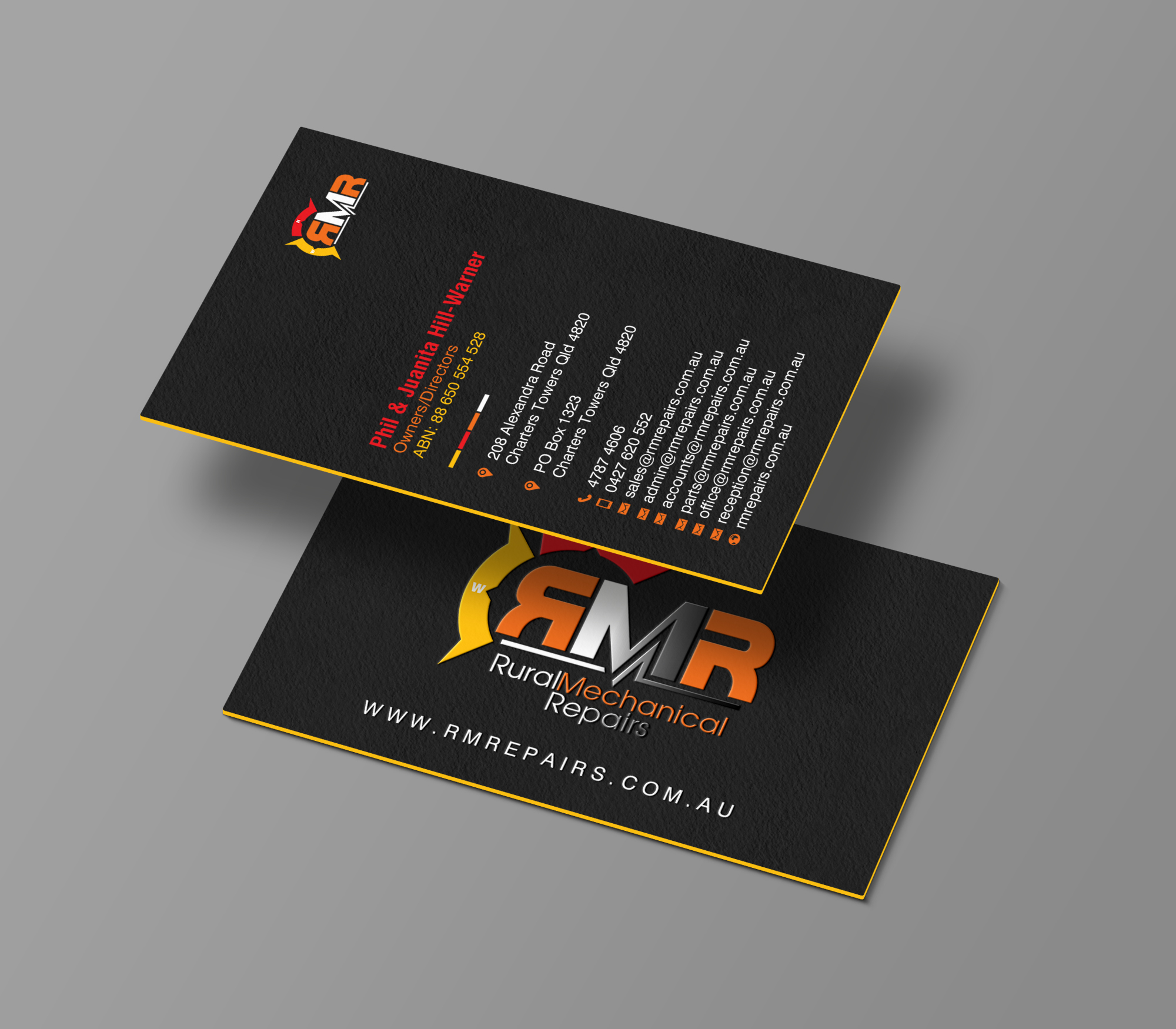 Business Card Design by chandrayaan.creative for Rural Mechanical Repairs | Design #28019065