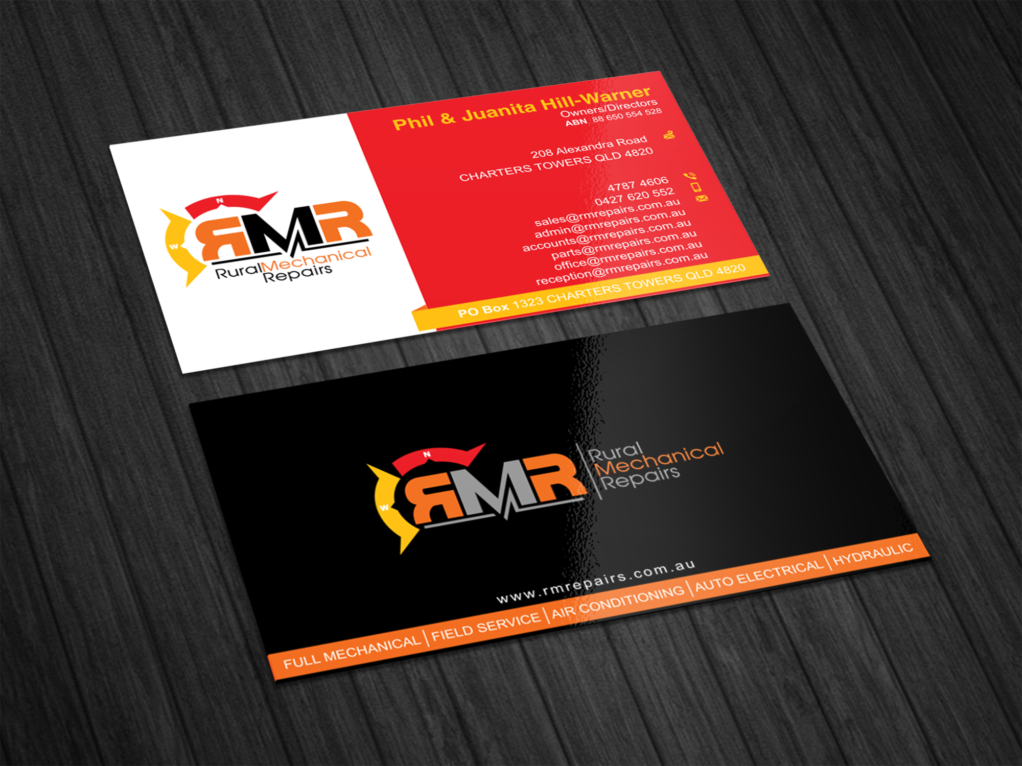Business Card Design by vintana for Rural Mechanical Repairs | Design #28053690