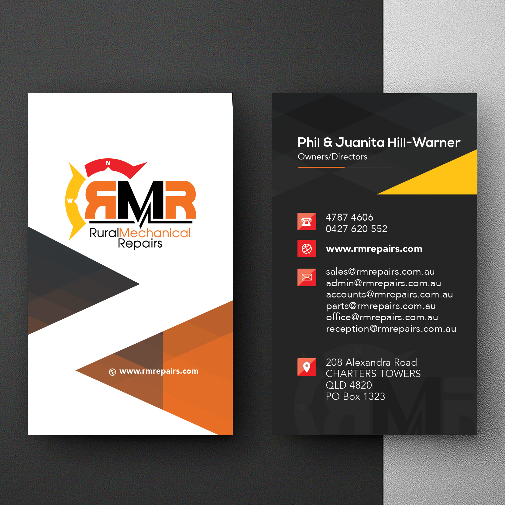 Business Card Design by vigie for Rural Mechanical Repairs | Design #28029335