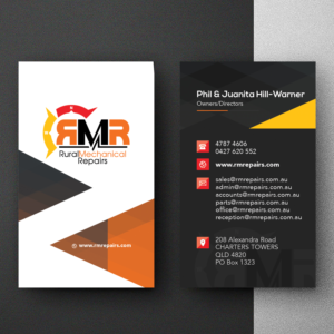 Business Card Design by vigie for Rural Mechanical Repairs | Design #28029335
