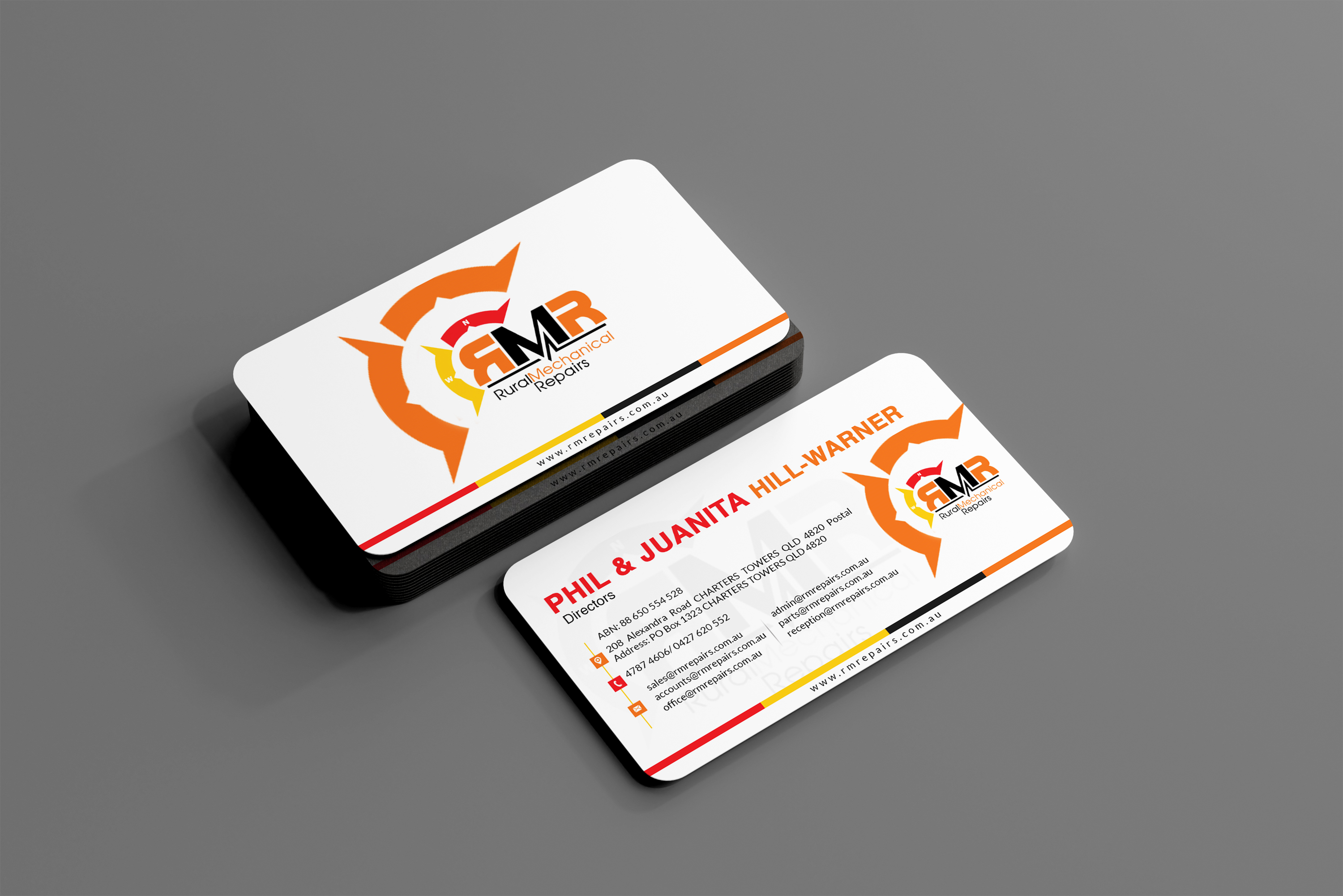 Business Card Design by n214008 for Rural Mechanical Repairs | Design #28039313