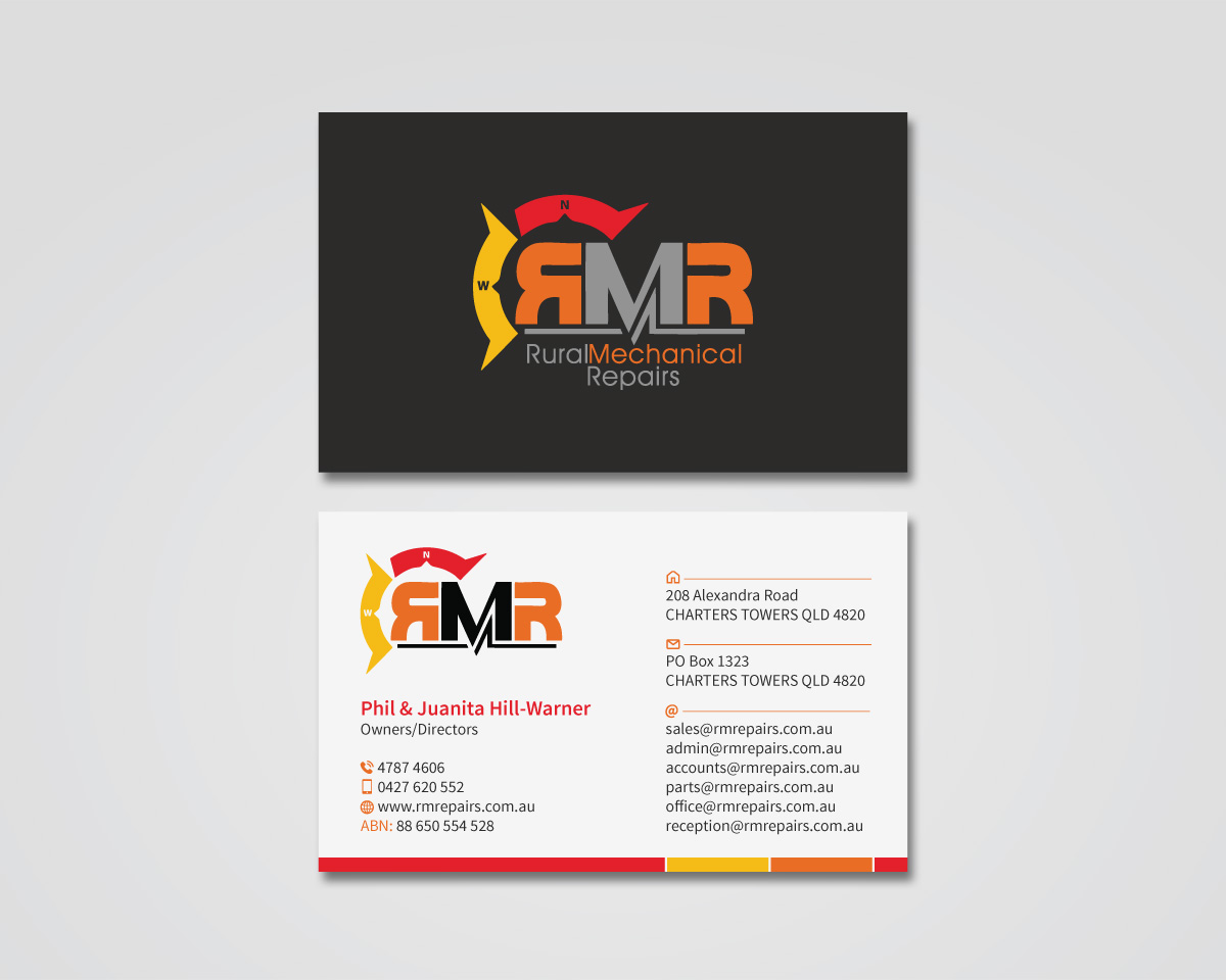 Business Card Design by MDesign for Rural Mechanical Repairs | Design #28050550
