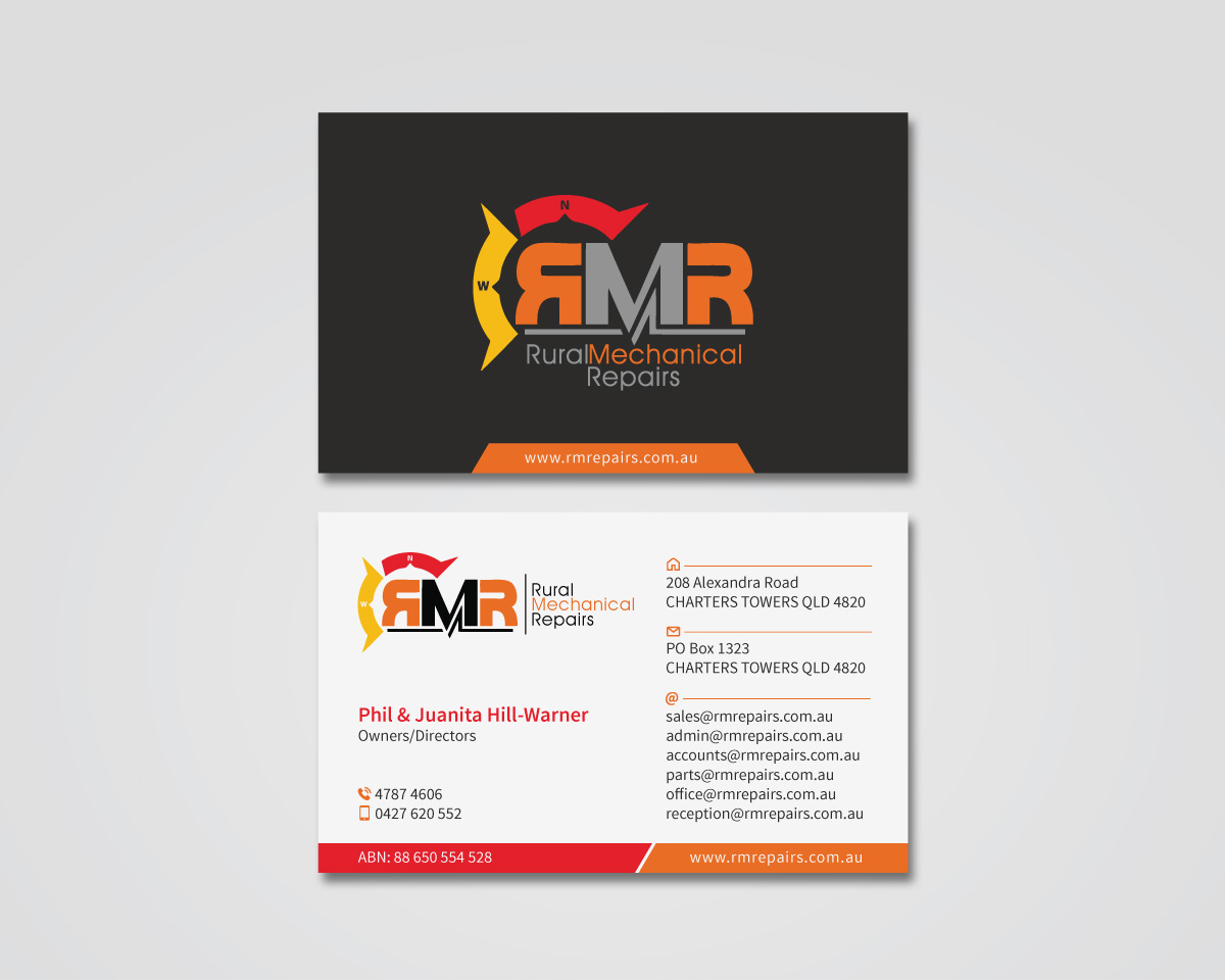 Business Card Design by MDesign for Rural Mechanical Repairs | Design #28050554
