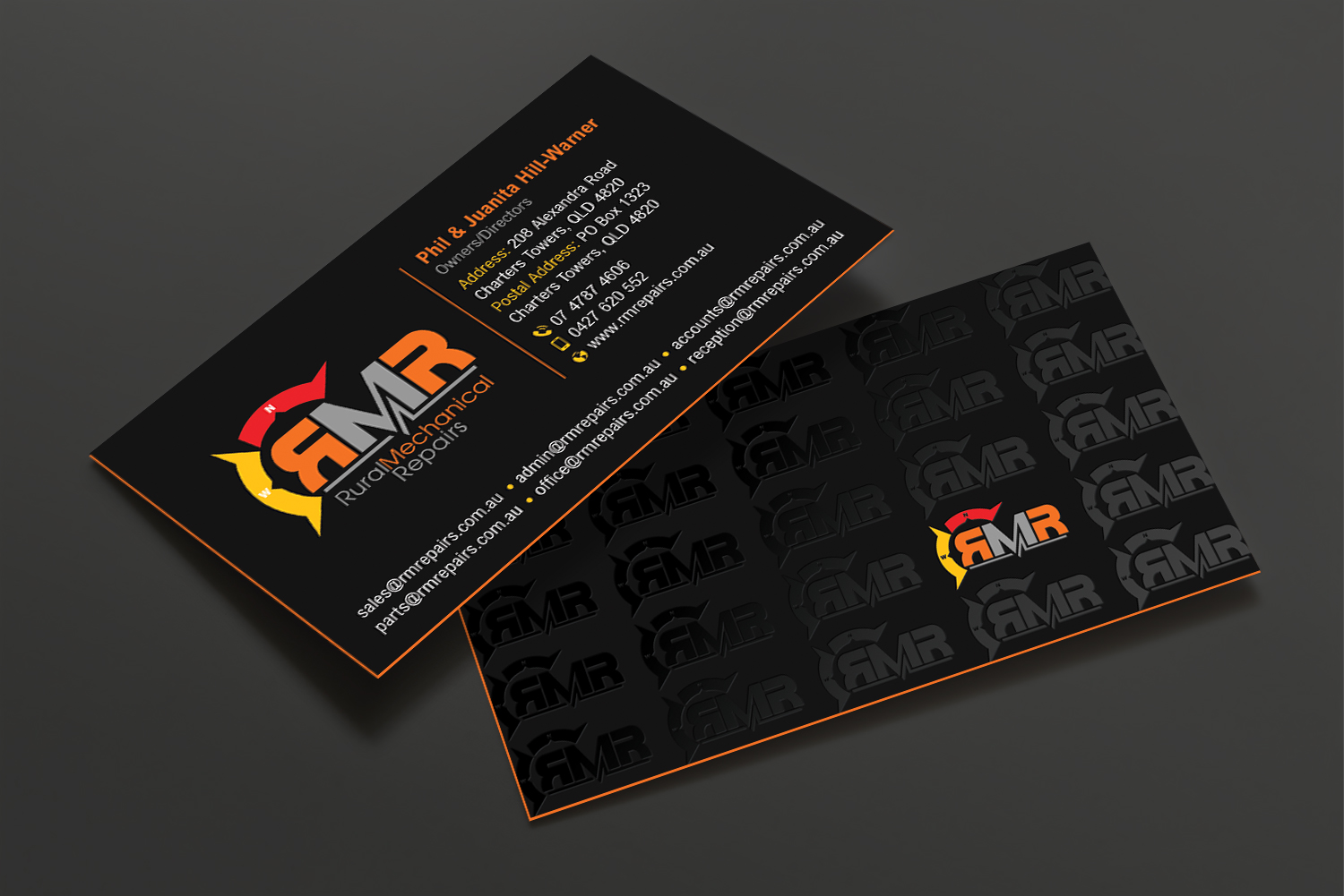Business Card Design by DesignShout for Rural Mechanical Repairs | Design #28019417