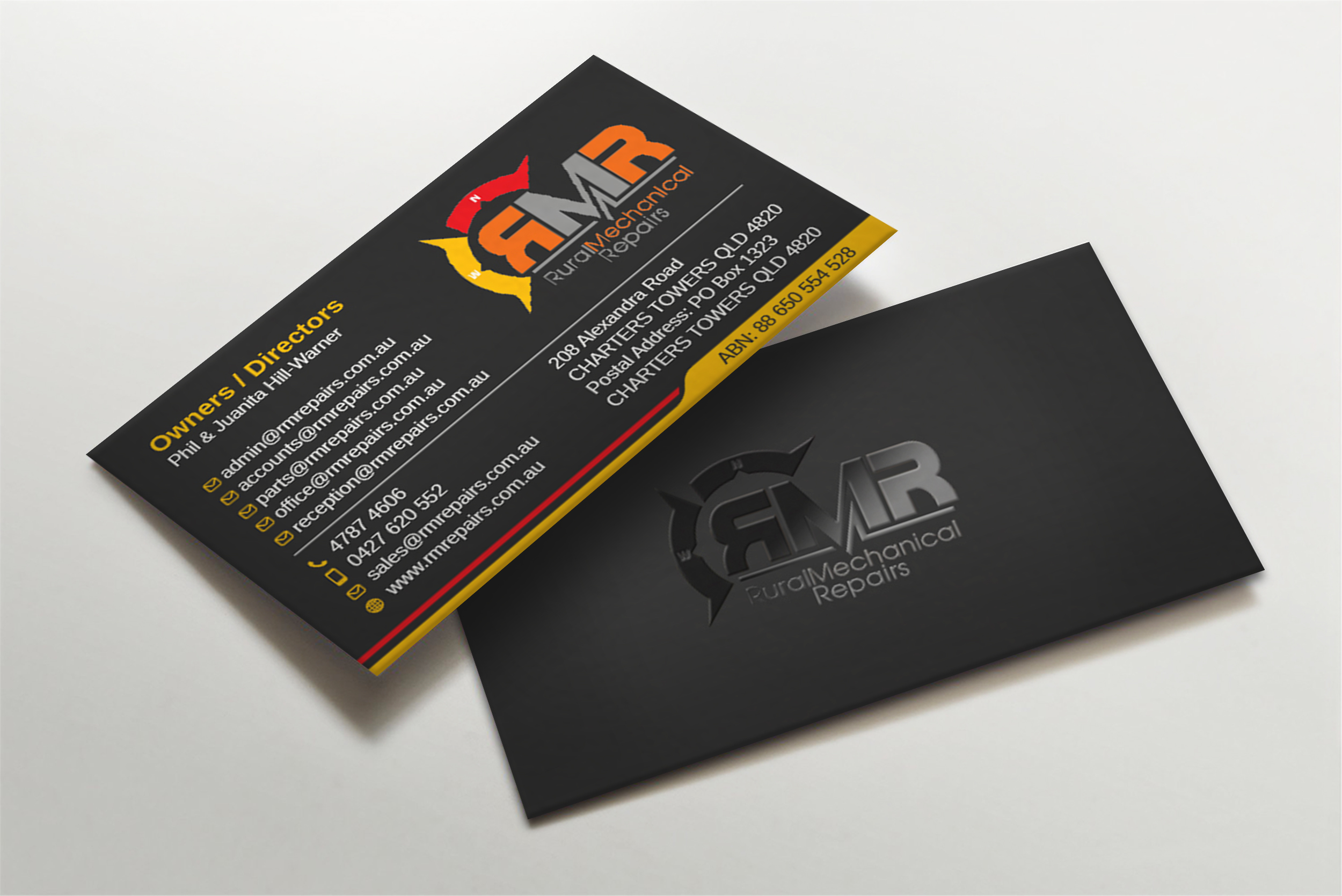 Business Card Design by Imagine design000 for Rural Mechanical Repairs | Design #28027870