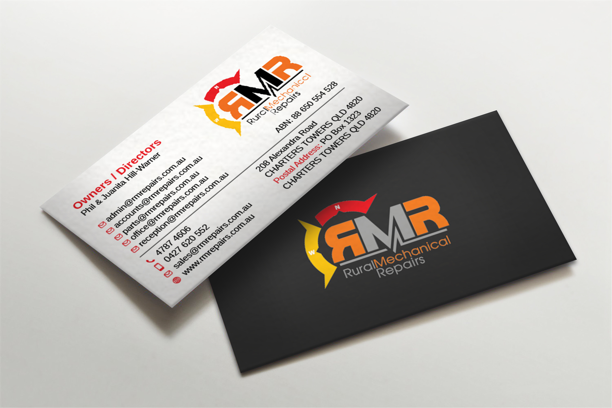 Business Card Design by Imagine design000 for Rural Mechanical Repairs | Design #28027872