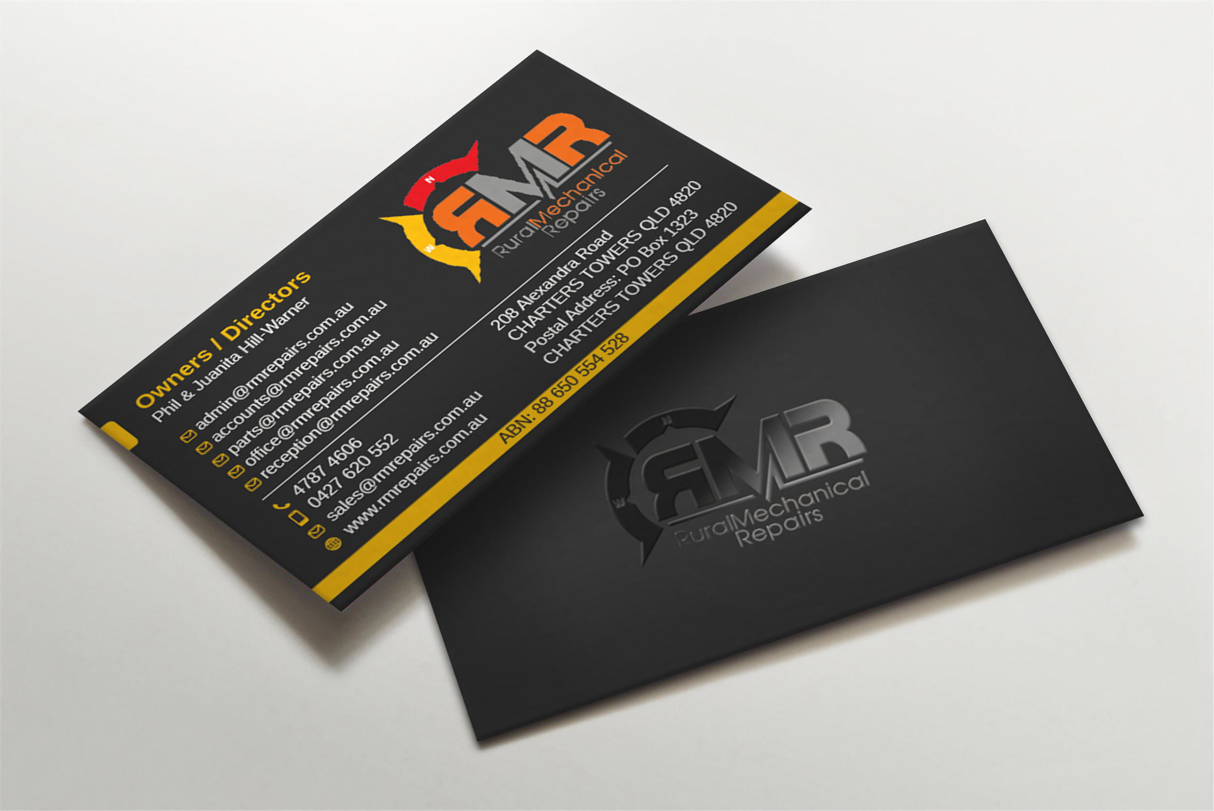 Business Card Design by Imagine design000 for Rural Mechanical Repairs | Design #28027876