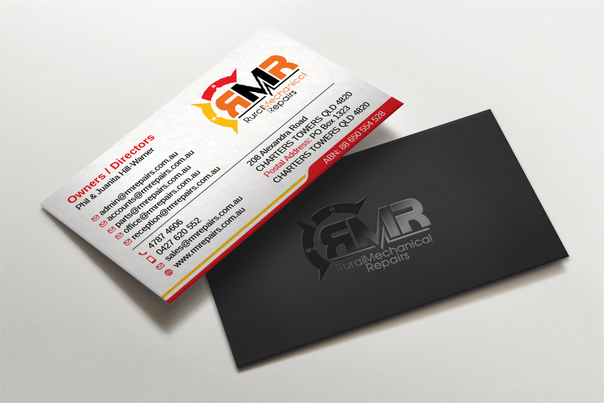 Business Card Design by Imagine design000 for Rural Mechanical Repairs | Design #28027877