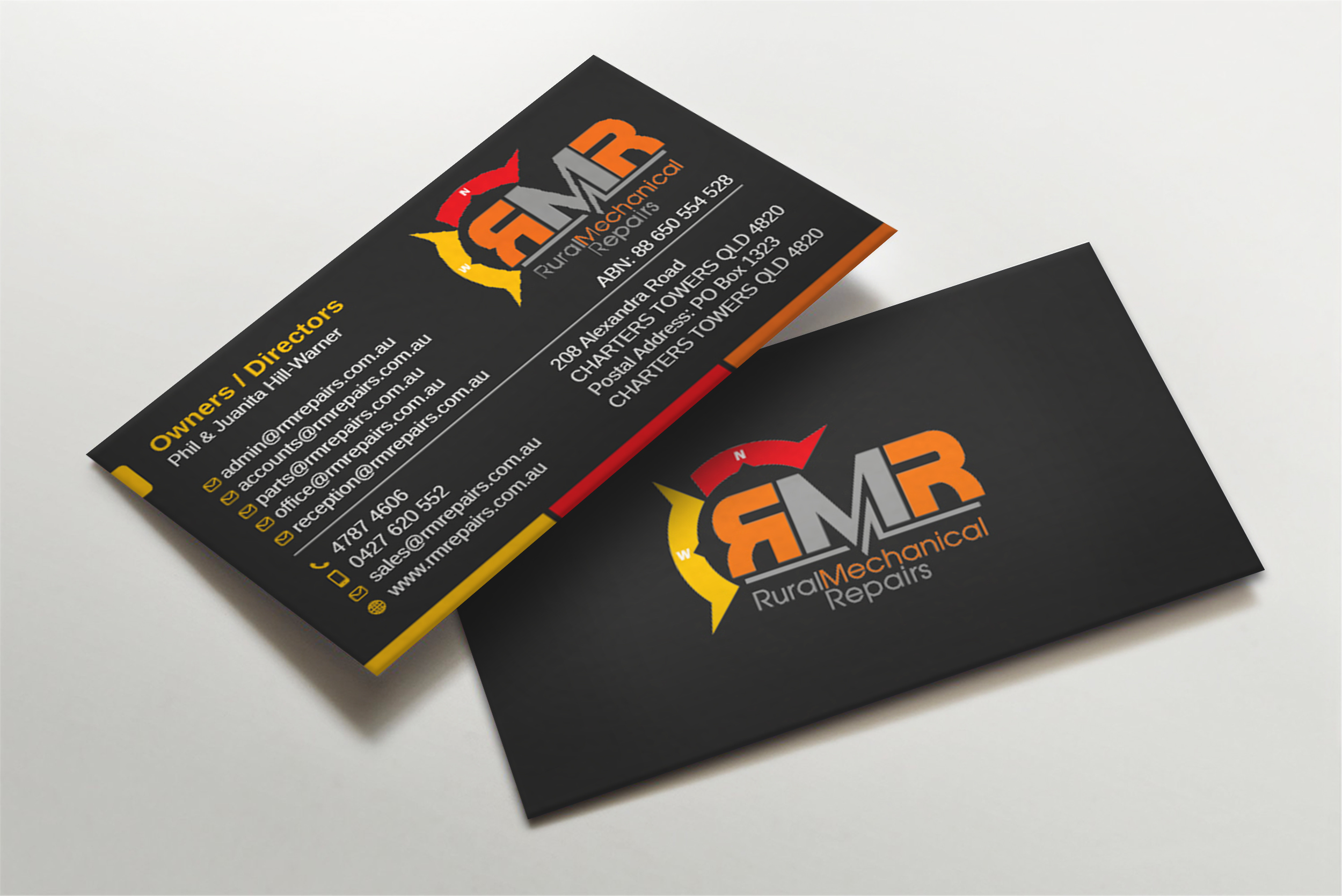 Business Card Design by Imagine design000 for Rural Mechanical Repairs | Design #28027878