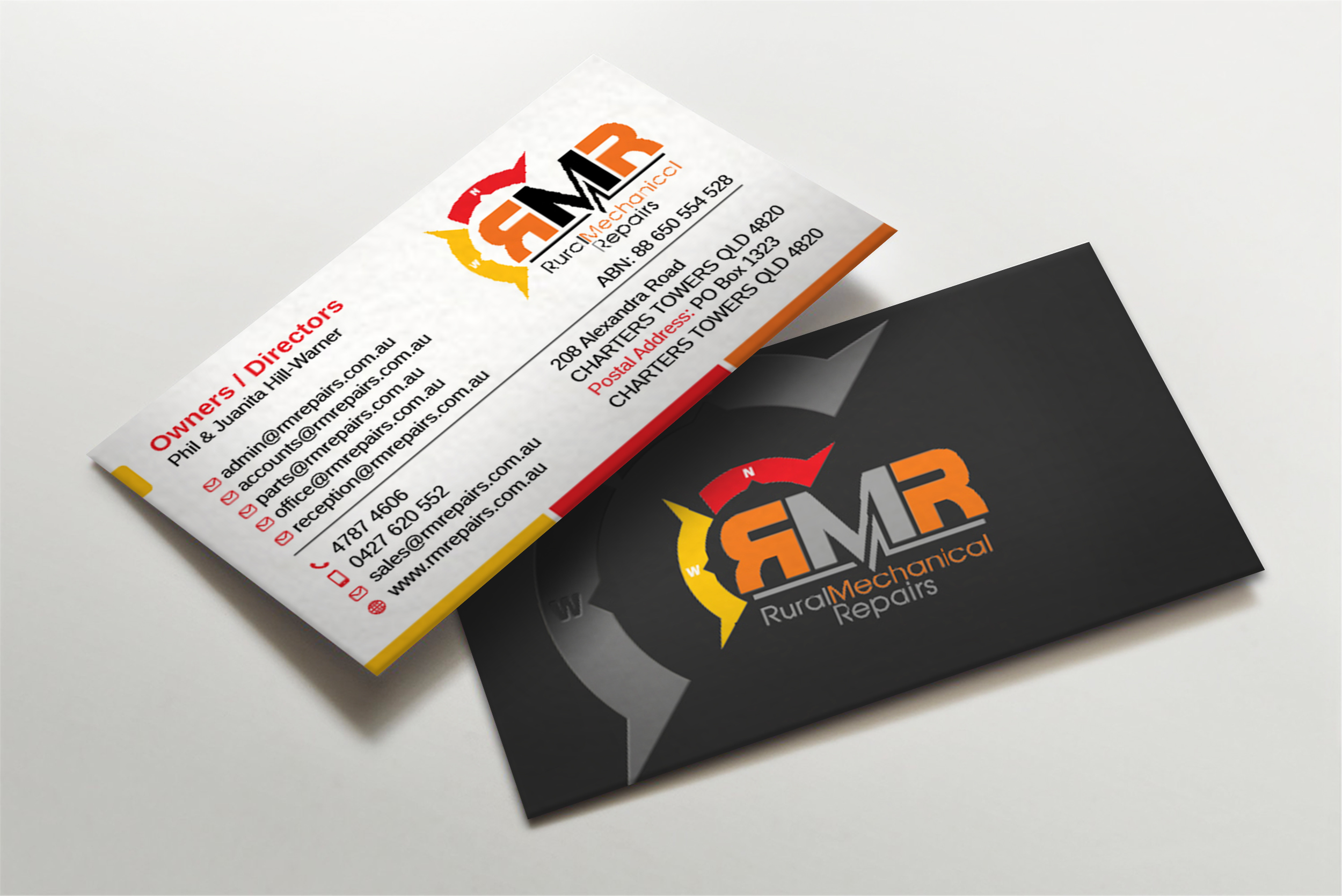 Business Card Design by Imagine design000 for Rural Mechanical Repairs | Design #28027880