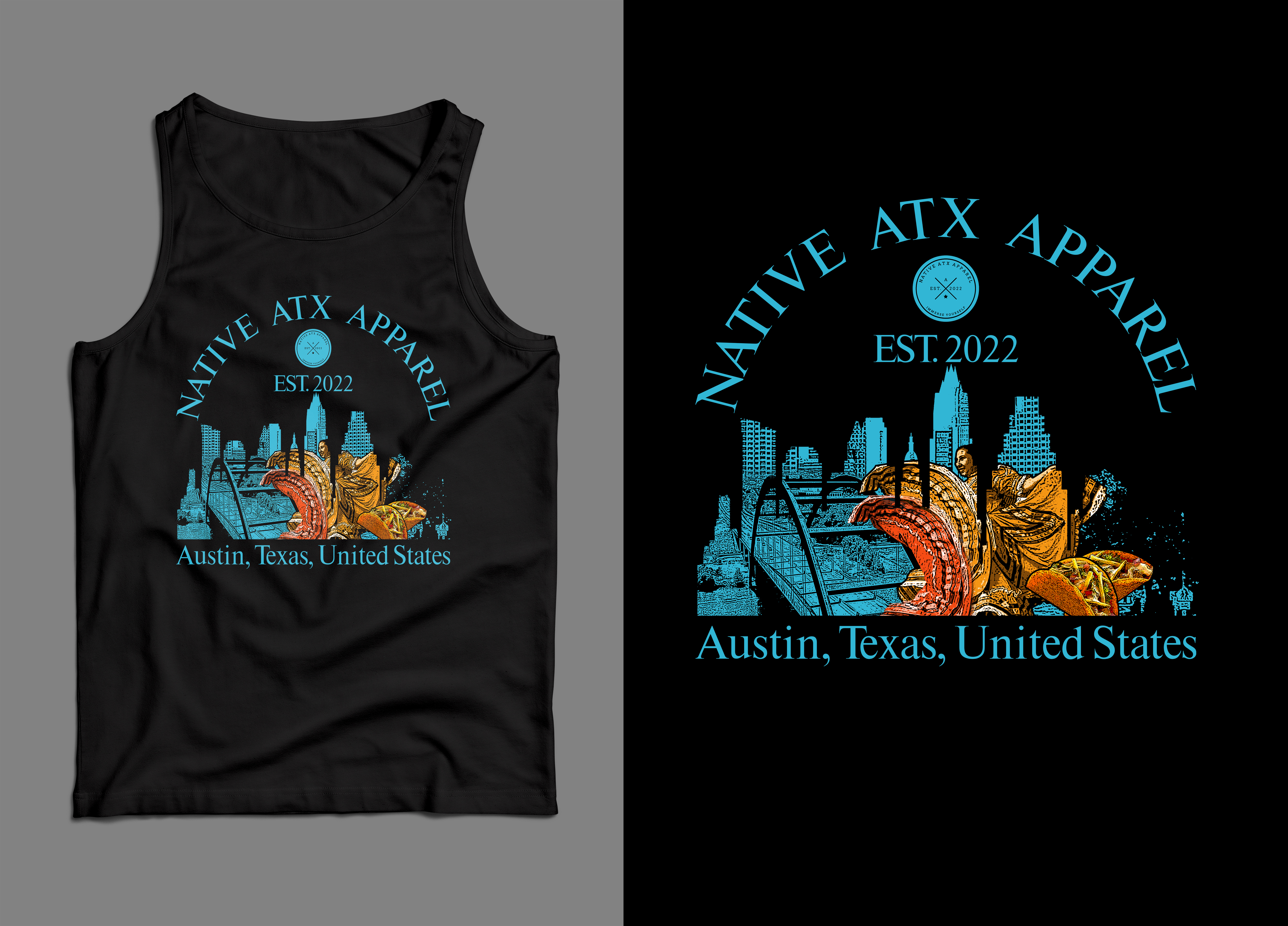 T-shirt Design by SAI DESIGNS for Native ATX Apparel | Design #28045800