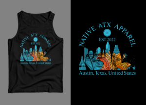 Native ATX Apparel (T-shirt Design) | T-Shirt-Design von SAI DESIGNS