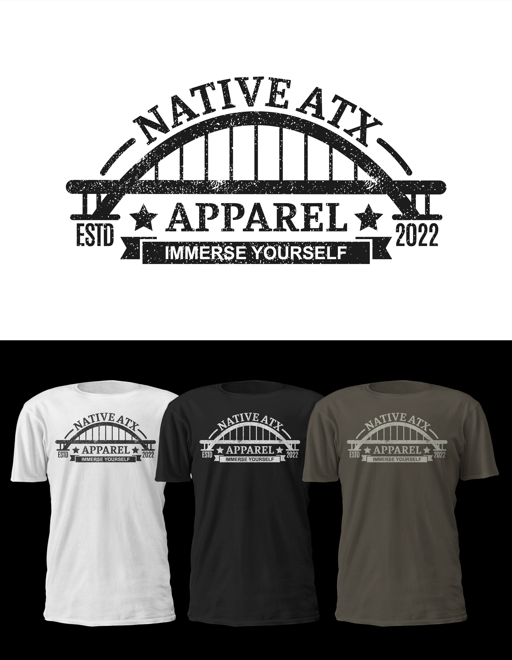 T-shirt Design by D'Mono for Native ATX Apparel | Design #28046587