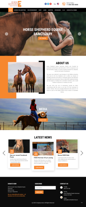 Diseño Web por pb para Horse Shepherd Park | Diseño: #28027966