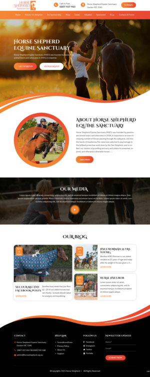 Diseño Web por pb para Horse Shepherd Park | Diseño: #28027968