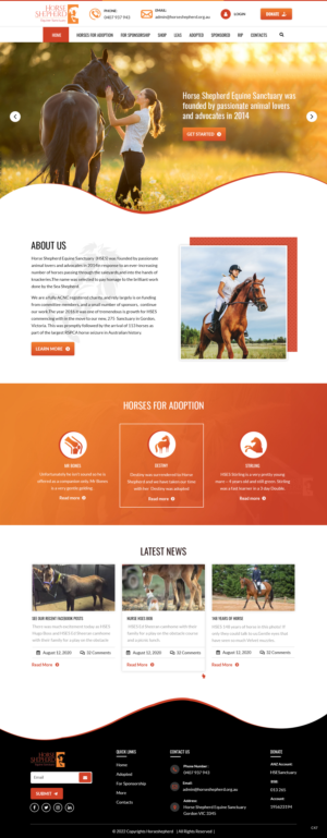 Diseño Web por pb para Horse Shepherd Park | Diseño: #28027973