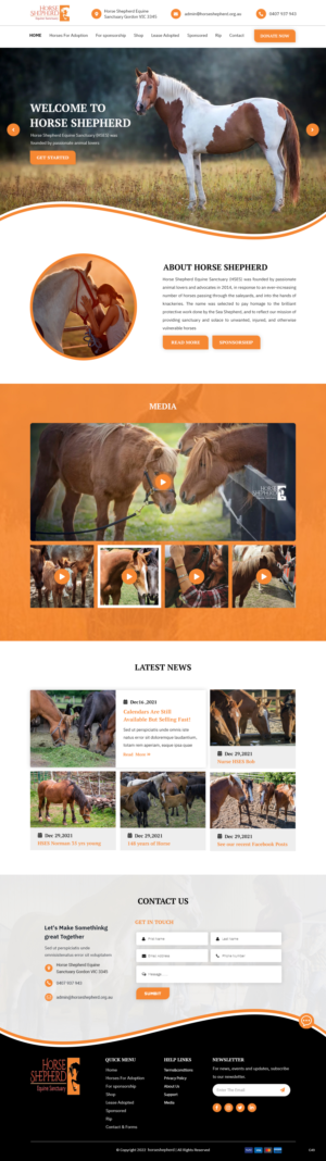Diseño Web por pb para Horse Shepherd Park | Diseño: #28027976