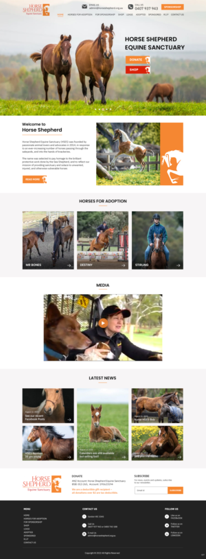 Diseño Web por pb para Horse Shepherd Park | Diseño: #28027978