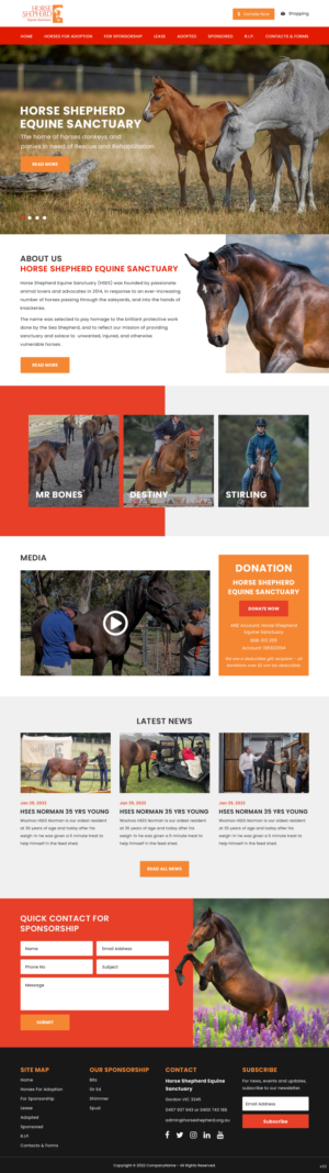 Diseño Web por pb para Horse Shepherd Park | Diseño: #28032957