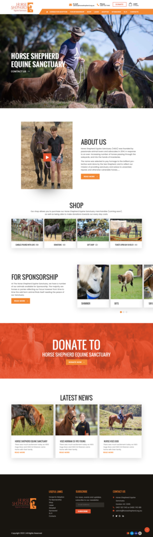 Diseño Web por nzdesigners para Horse Shepherd Park | Diseño: #28026902