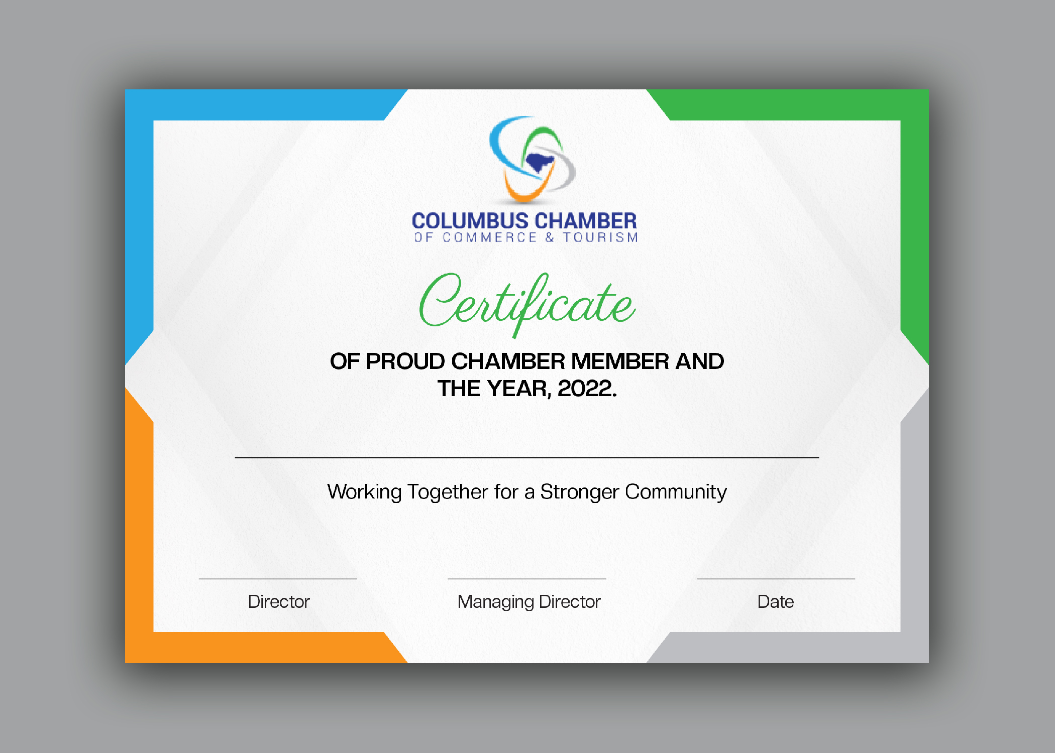 Graphic Design by Amit B. Patil for Columbus Chamber of Commerce and Tourism | Design #28035497