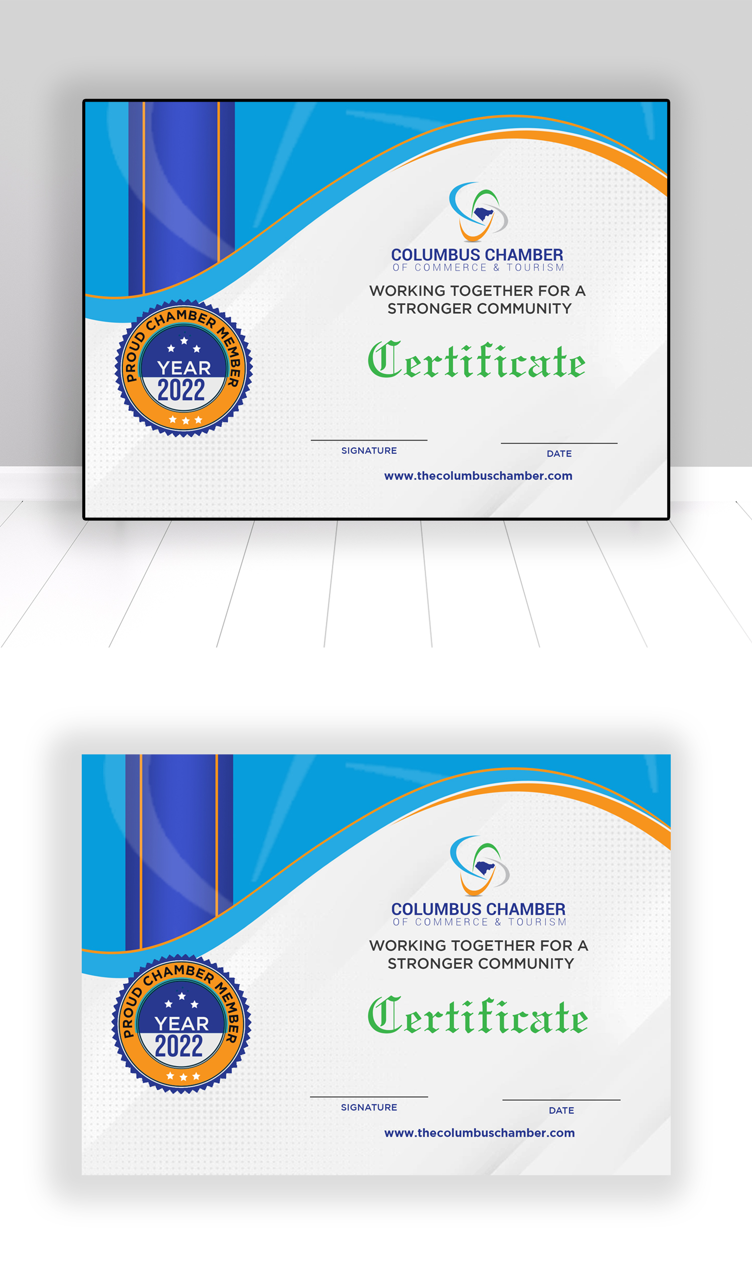 Graphic Design by debdesign for Columbus Chamber of Commerce and Tourism | Design #28028182