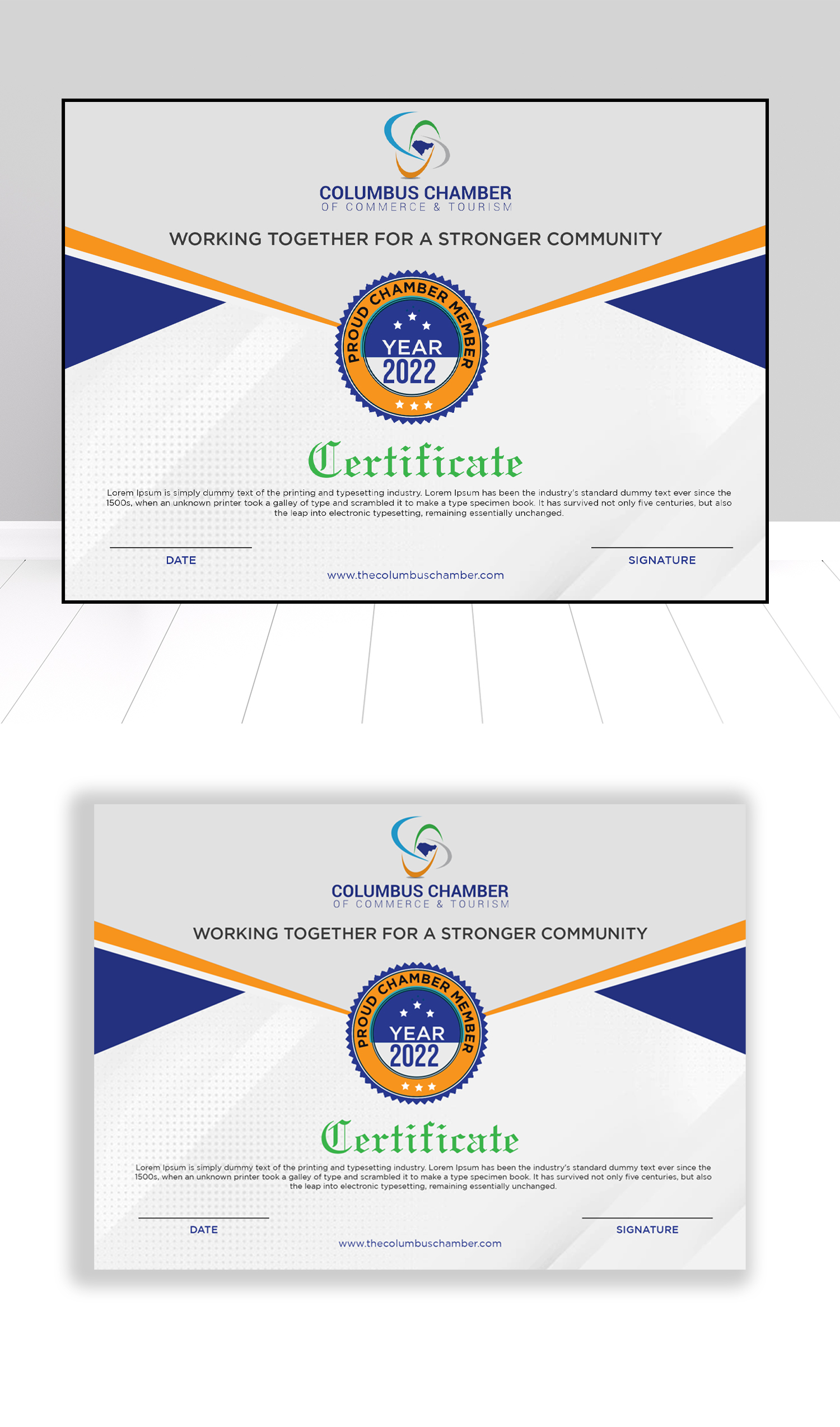 Design Graphique par debdesign pour Columbus Chamber of Commerce and Tourism | Design #28028183