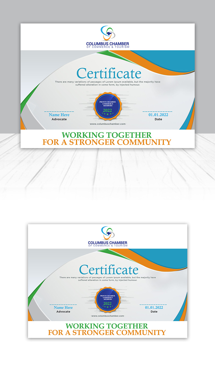 Design Graphique par debdesign pour Columbus Chamber of Commerce and Tourism | Design #28032823