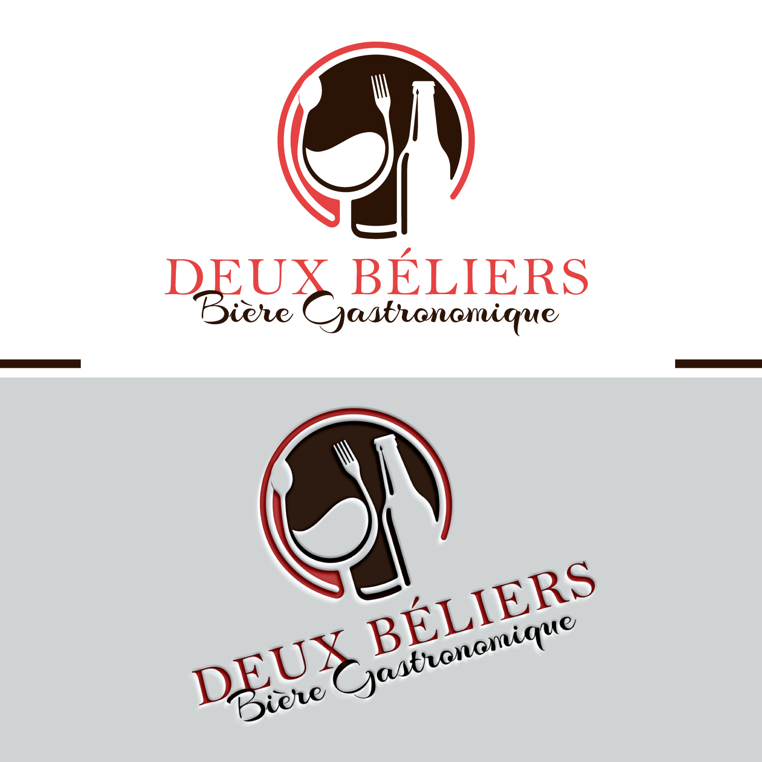 Logo Design by Md Sakhawat Hosssain for Deux Béliers | Design #28068525