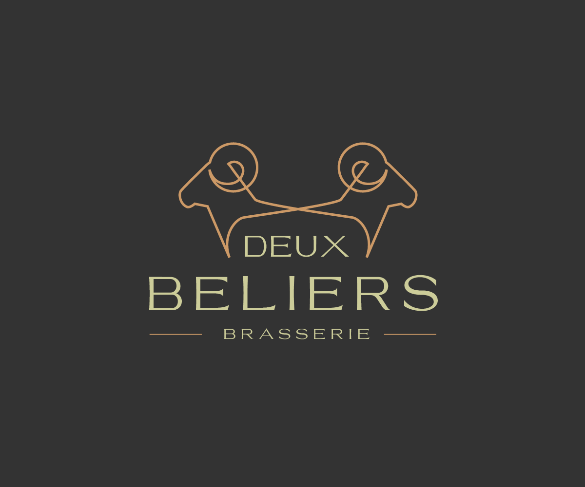 Logo Design by GliderGraphx for Deux Béliers | Design #28060081