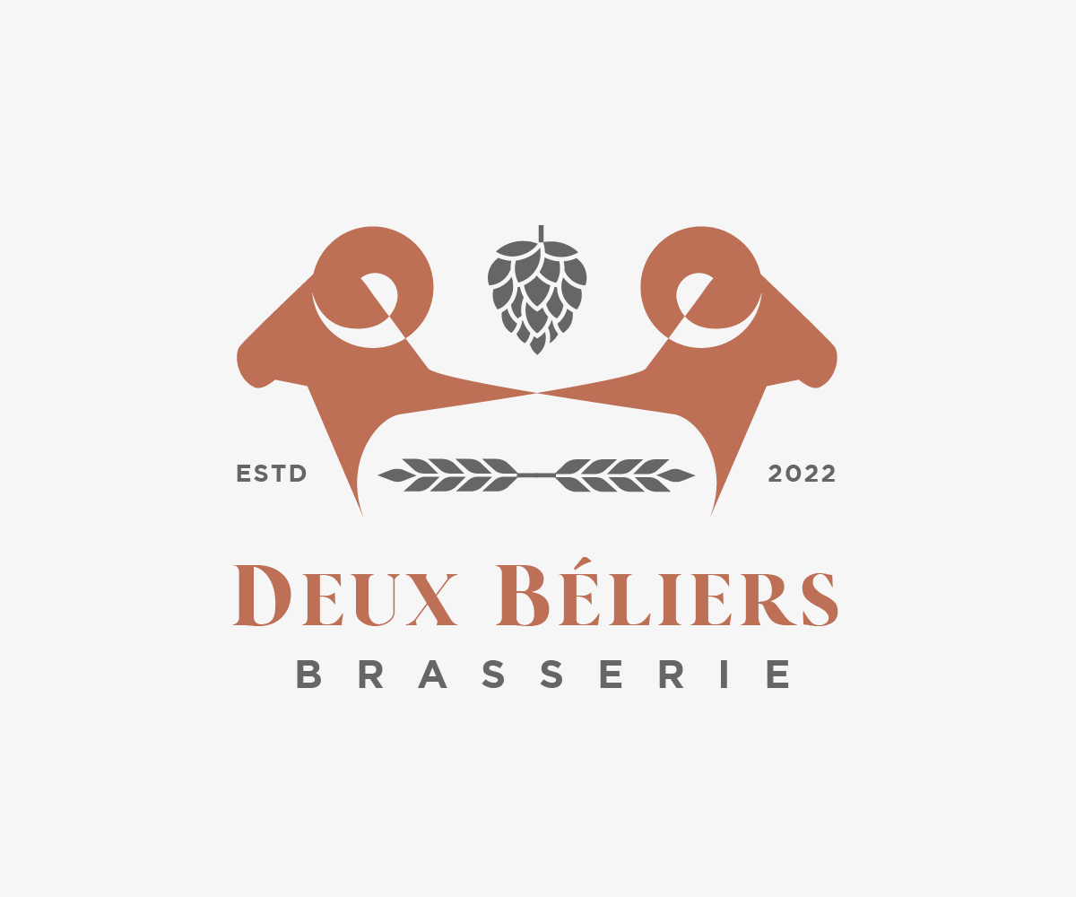 Logo Design by GliderGraphx for Deux Béliers | Design #28070551